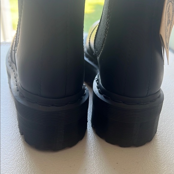 Dr. Martens Vegan Black Combat Boots Sz 5 women’s - Picture 4 of 7